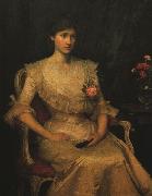 John William Waterhouse Portrait of Miss Margaret Henderson oil painting artist